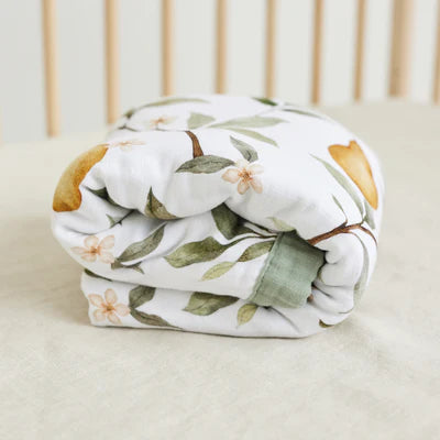 Snug as a Bub Whimsical Pear Snuggly Baby Blanket