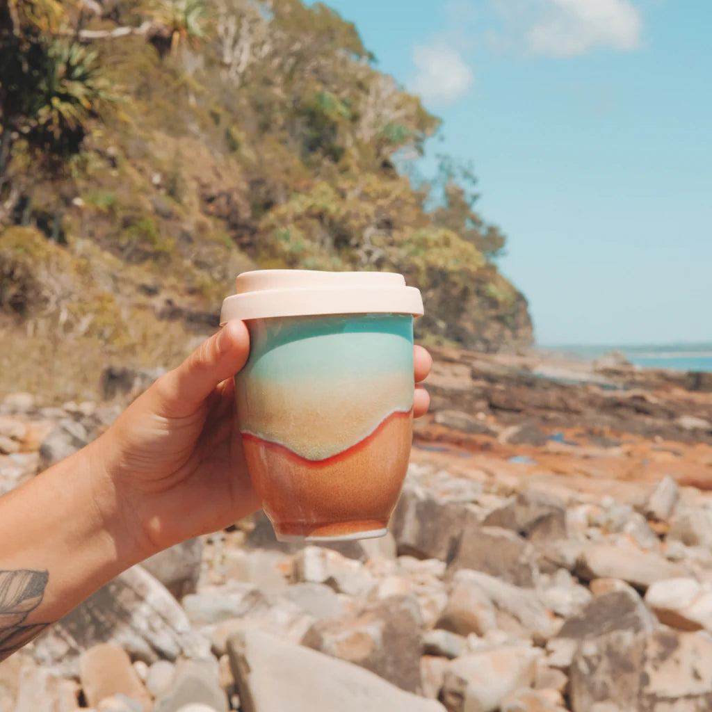 Pottery for the Planet Travel Cup - Coral Dreaming