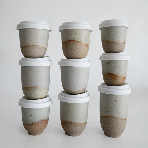Pottery for the Planet Travel Cup - Sandy