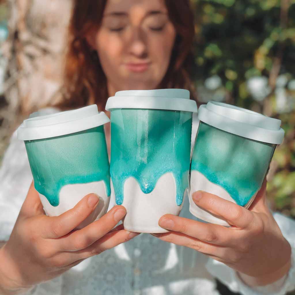 Pottery for the Planet Travel Cup - Glacier