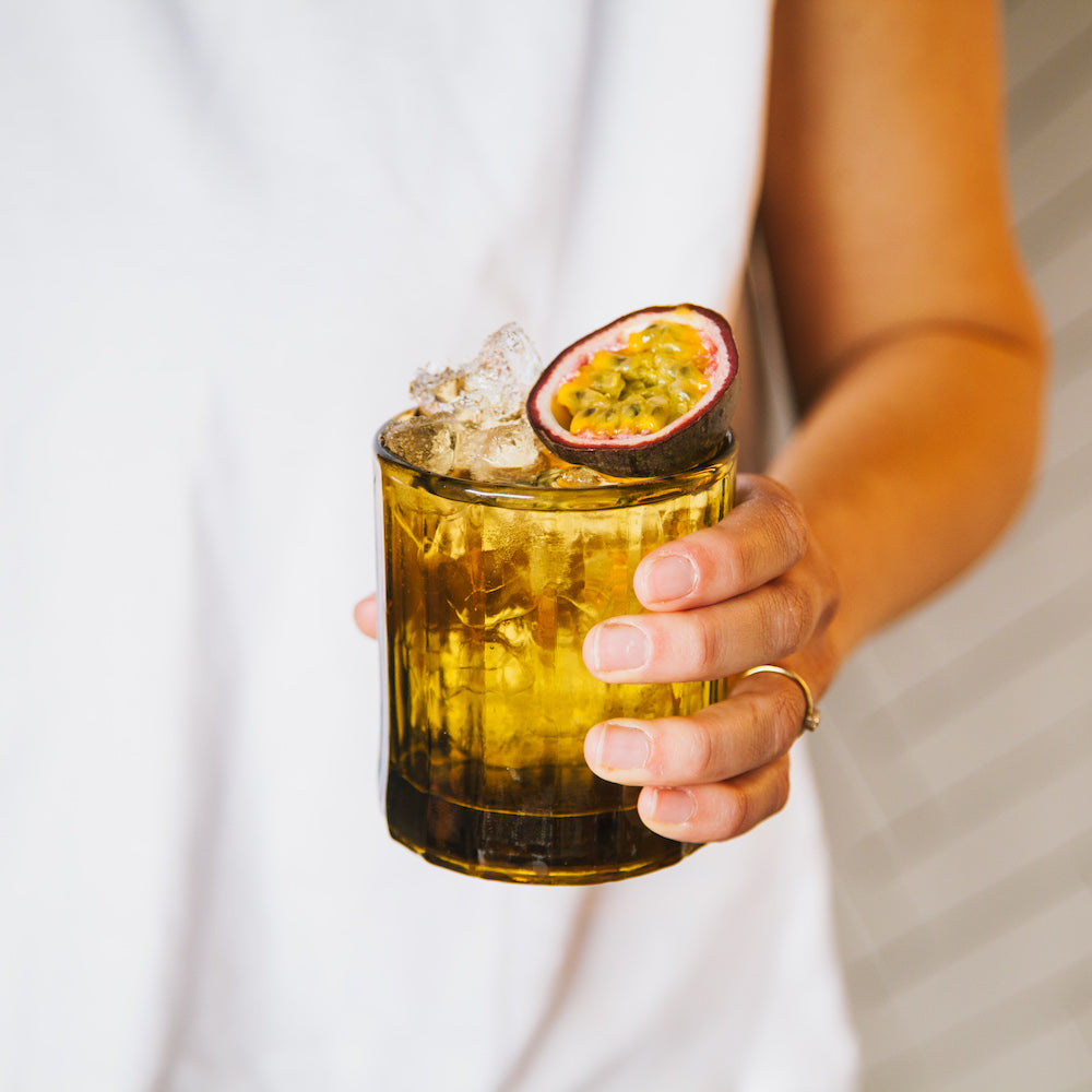 Reed Tumbler - Amber