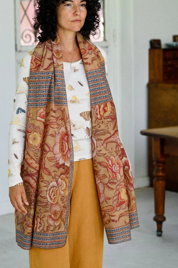 Lazybones Silk & Cotton Scarves