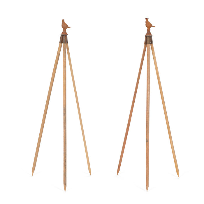 Garden Stake Topper with Royal Birds