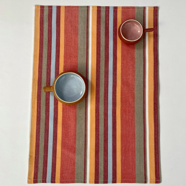Cotton Tea Towels - Terracotta