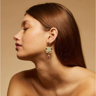 Gas Bijoux PAZ Gold earrings