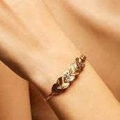 Gas Bijoux Insolite Love bracelet gold