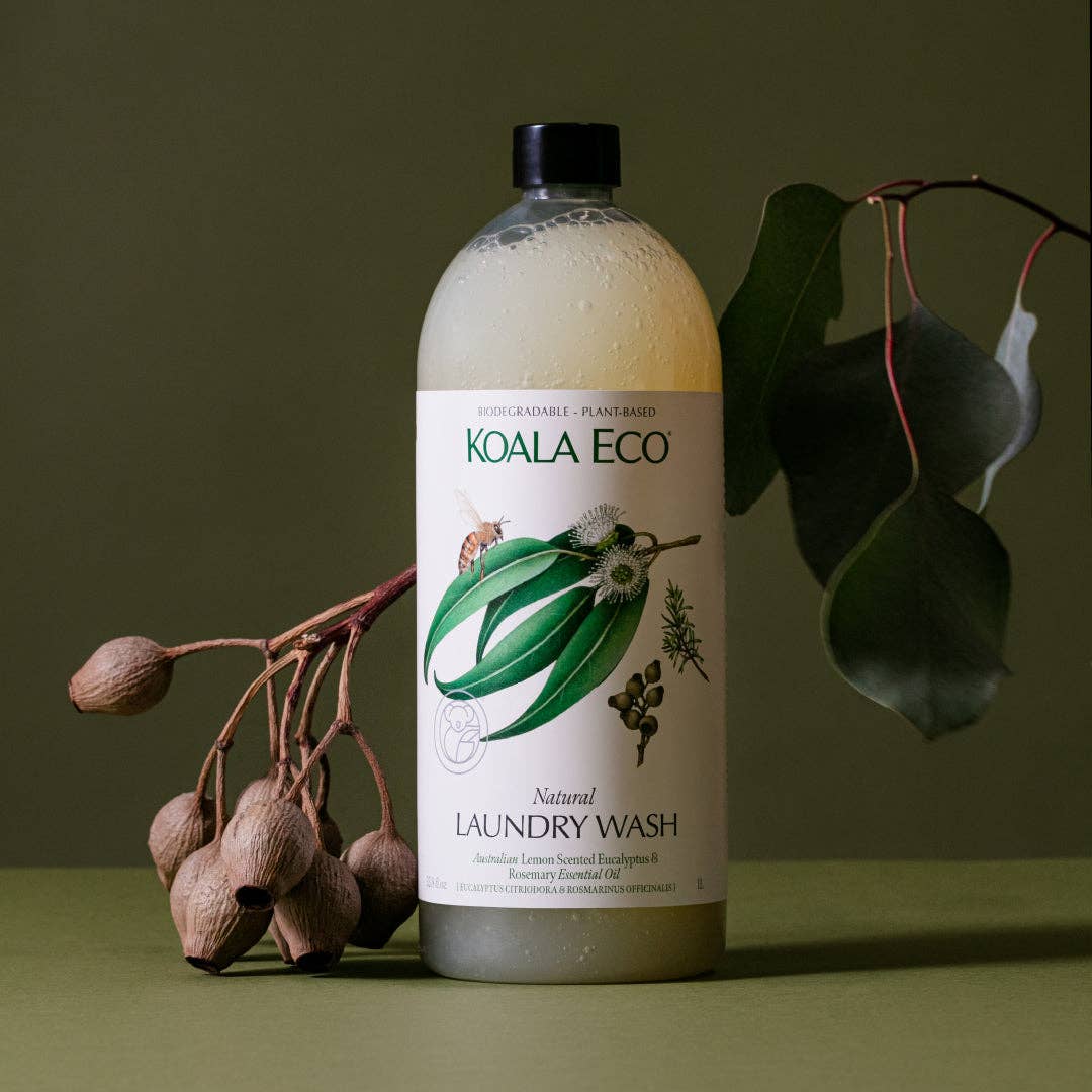 Lemon-Scented Eucalyptus & Rosemary Laundry Wash: 1L