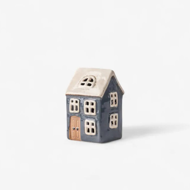 Alsace Tea Light House - navy