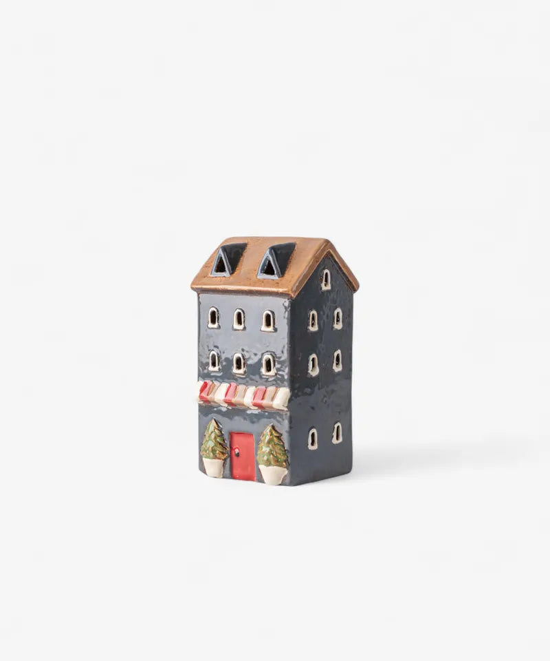 Alsace Tea Light Shop - navy