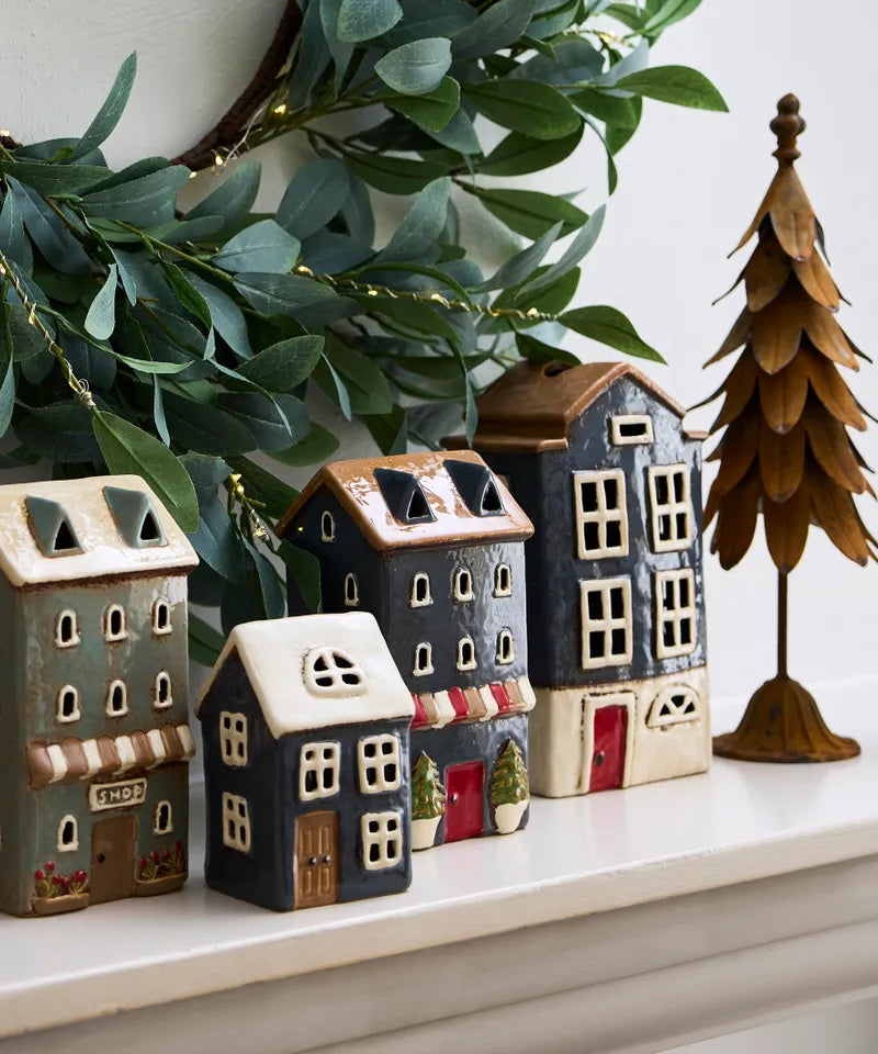 Alsace Tea Light Shop - navy