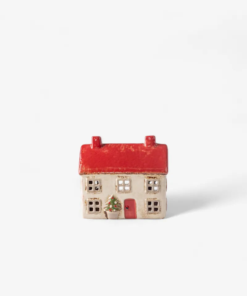 Alsace Tea Light Cottage - Christmas stone