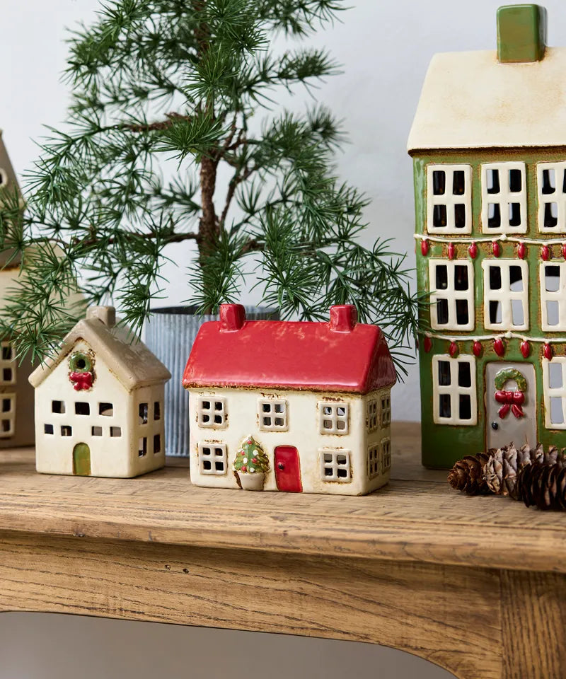 Alsace Tea Light Villa - Christmas stone