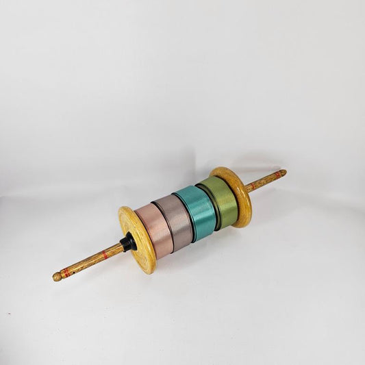Ribbon on a vintage spool - 3 colour palettes