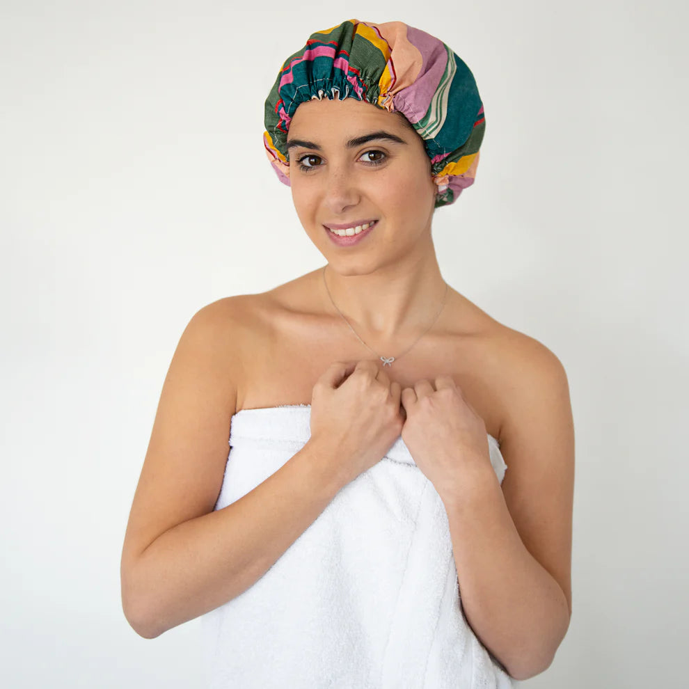 Shower Cap - Gelato Stripe