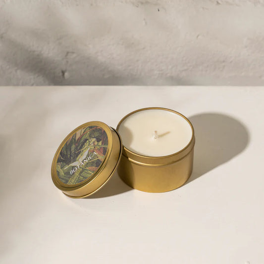 Inartisan Handpoured Soy Candle in Brass Travel Tin