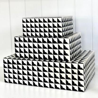 Black and White Decor Box (Large)