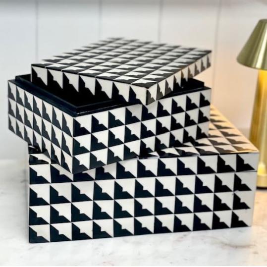 Black and White Decor Box (Large)