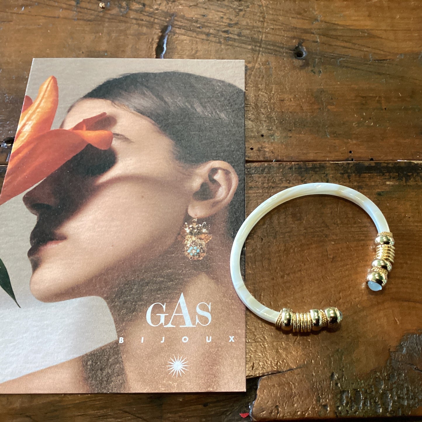 Gas Bijoux Sari Bracelet - white