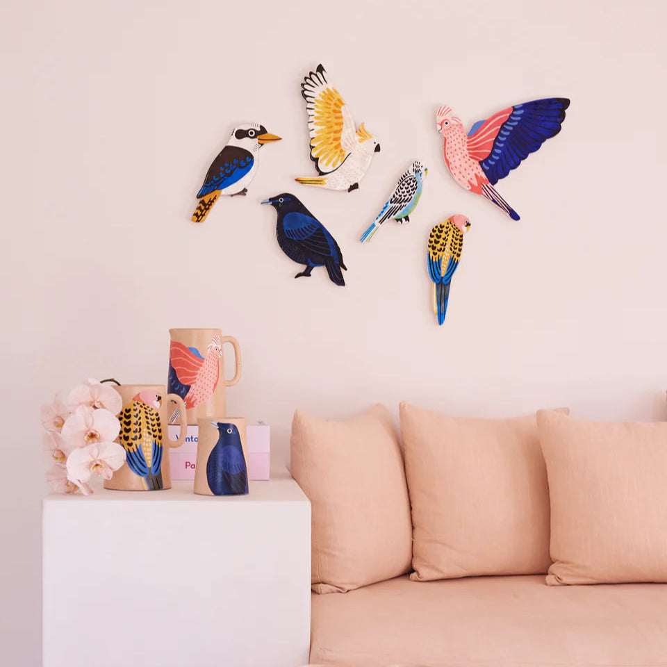 Jones & Co Aerial Cockatoo Wall Art