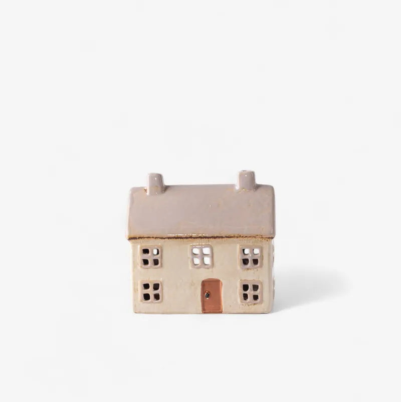 Alsace Tea Light Cottage - light grey