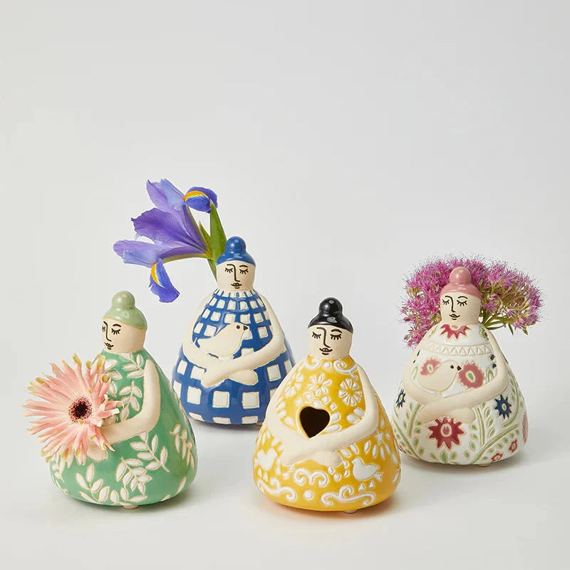 Jones & Co Nonna Vases - Multi Floral