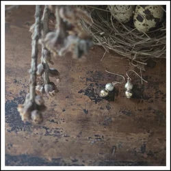 Paird Satin Drops Earrings