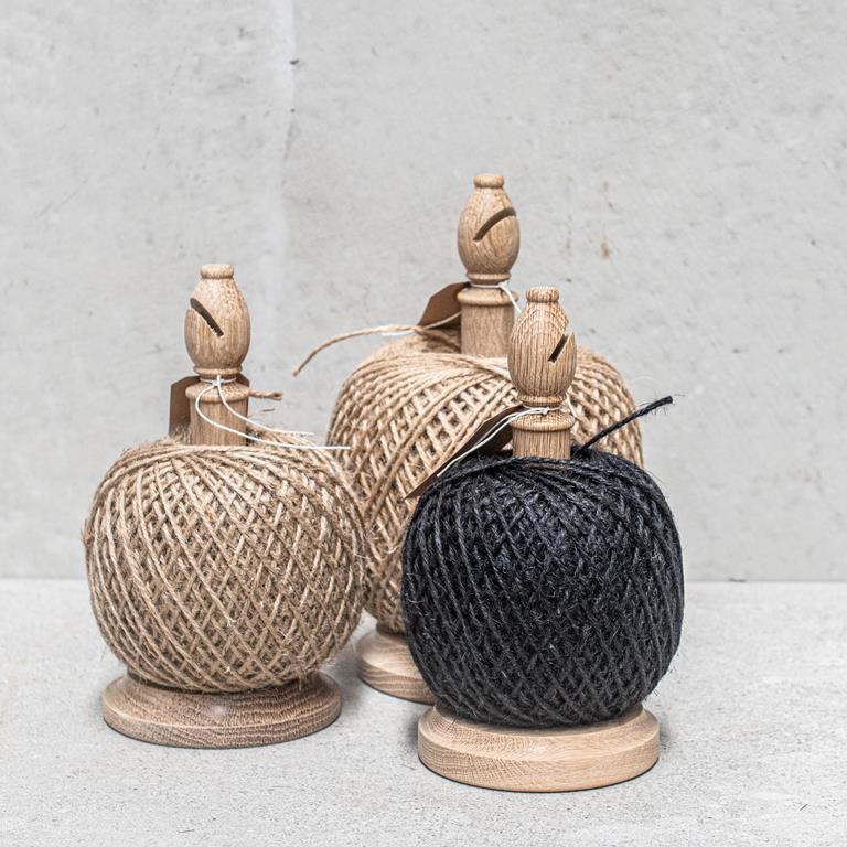 Twine Stand with Cutter - Small with black twine