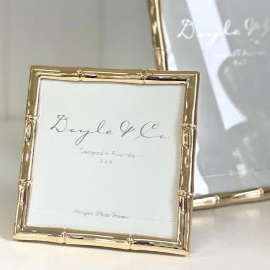 Gold Plated Bamboo-Style Frame (XSmall)