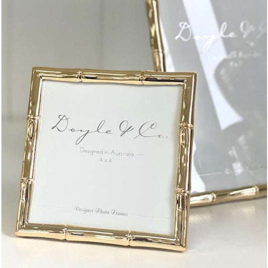 Gold Plated Bamboo-Style Frame (XSmall)