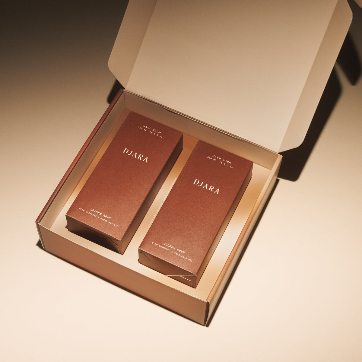 Djara Hand Wash & Hand Balm Duo | Golden Hour 500ml