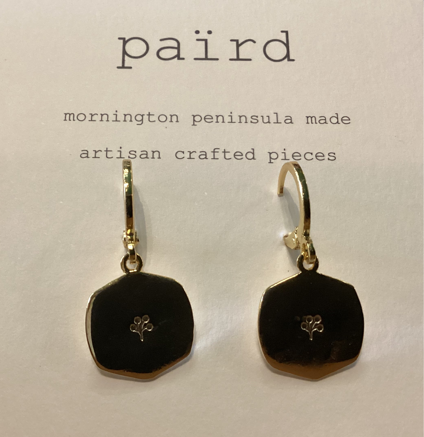 Paird Golden Wishes Earrings