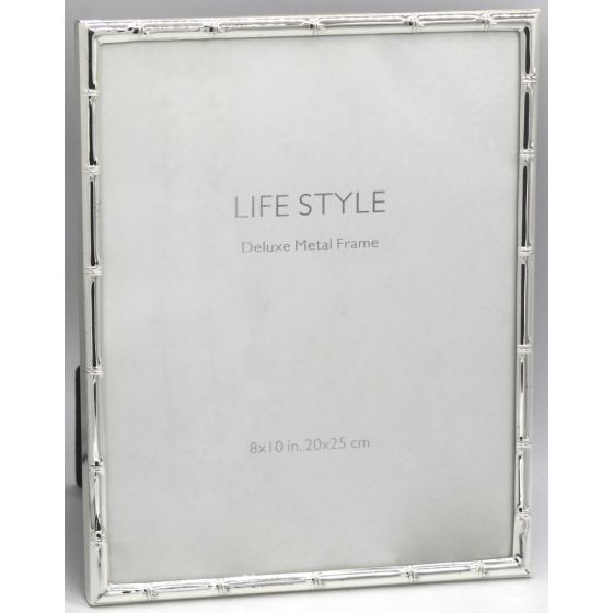 Silver Plated Bamboo-Style Frame (Large)