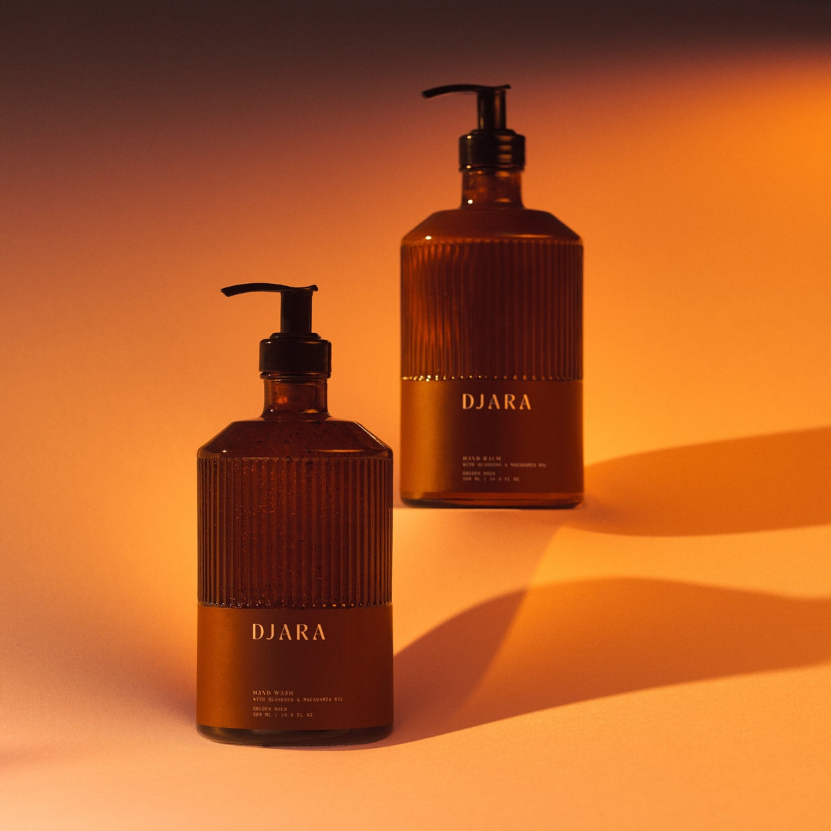 Djara Hand Wash & Hand Balm Duo | Golden Hour 500ml