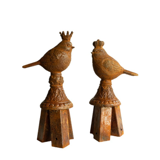 Garden Stake Topper with Royal Birds