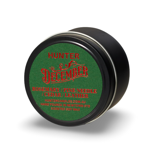 Hunter Traveller Candle - December