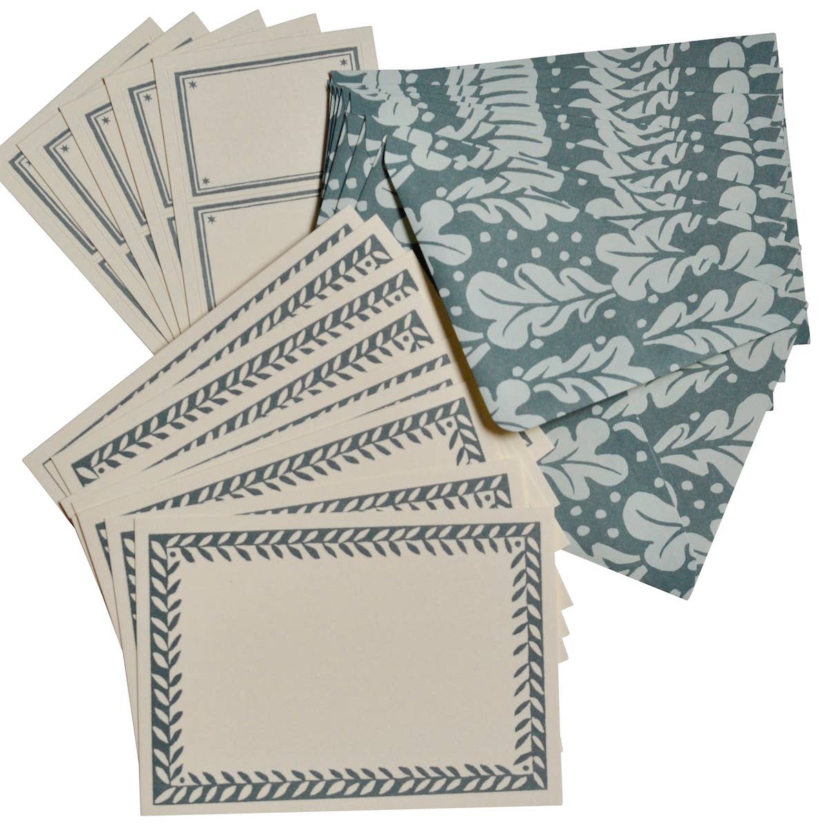 Notecards and Envelope set Quercus Duck Egg