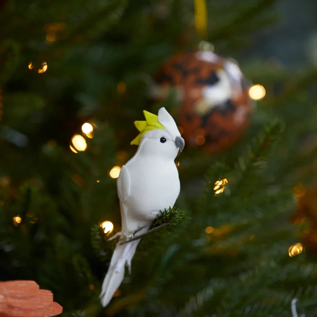 Yellow Cockatoo Clip Bird