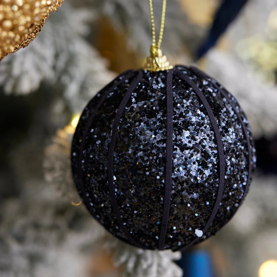 Midnight Blue Segment Bauble