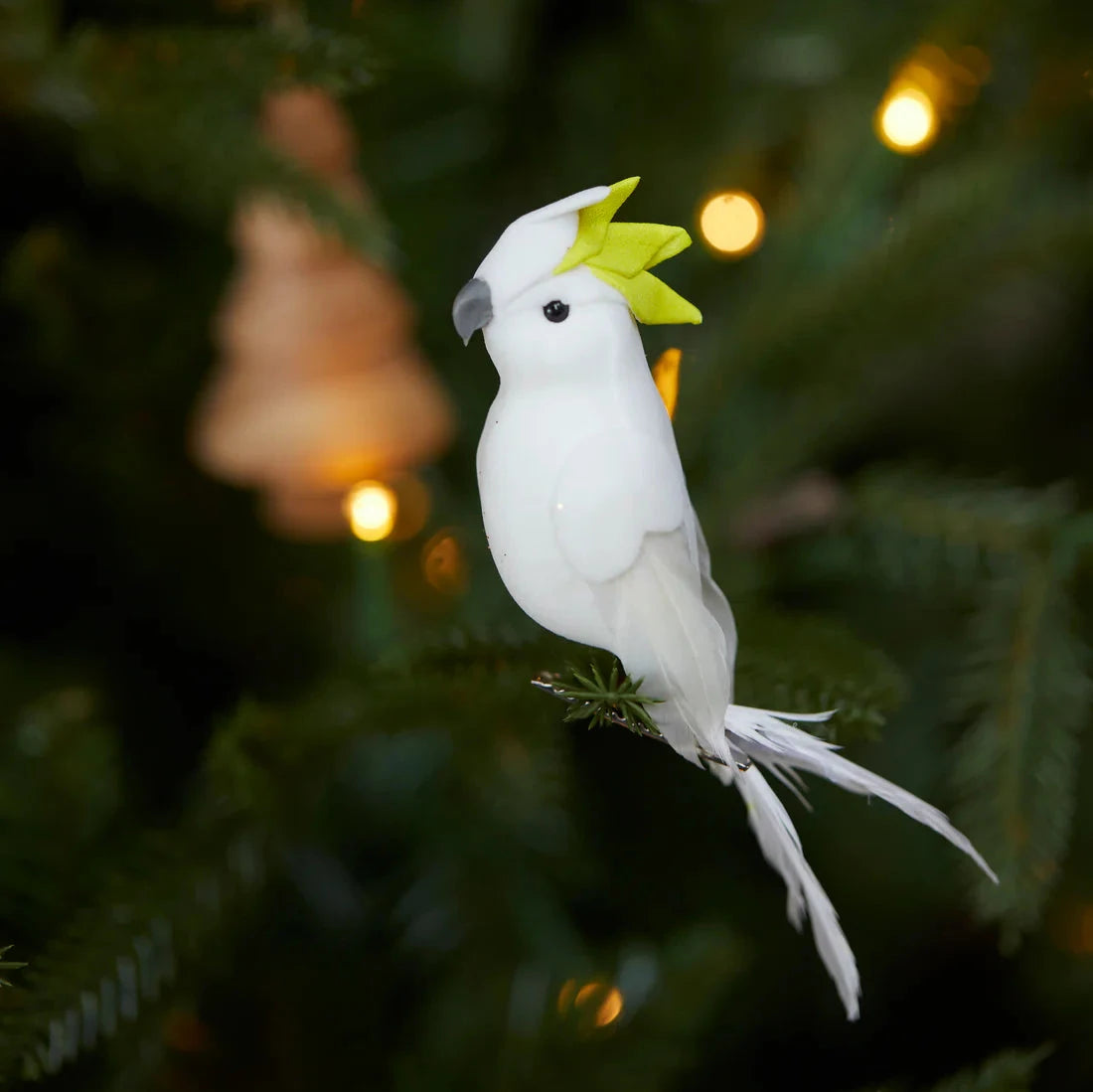 Yellow Cockatoo Clip Bird