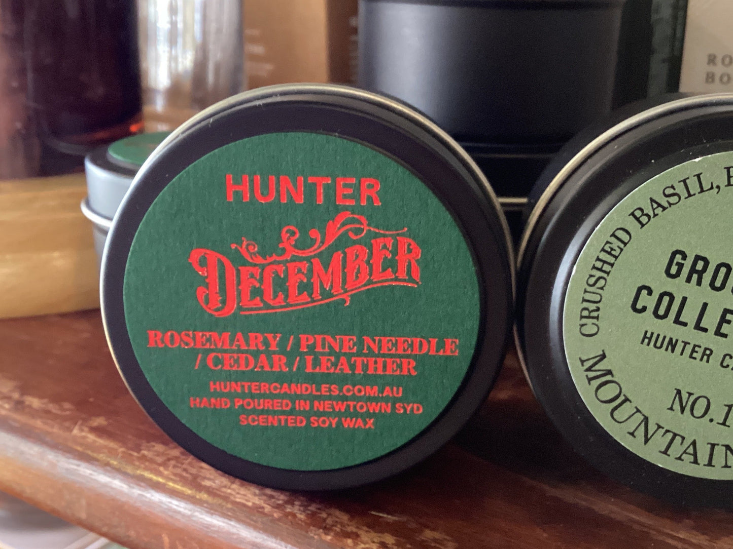 Hunter Traveller Candle - December
