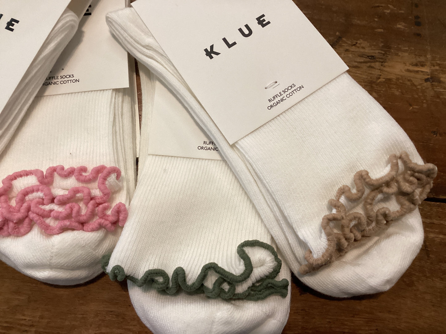 Klue Ruffle organic cotton socks