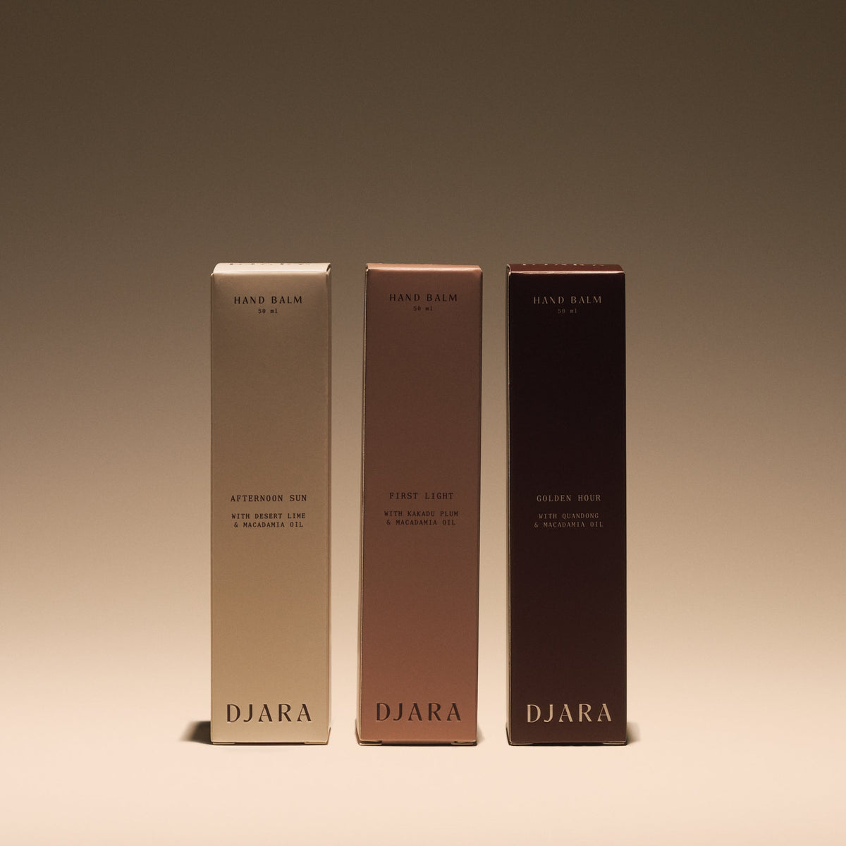 Djara Hand Balm Trio | 3 × 50ml
