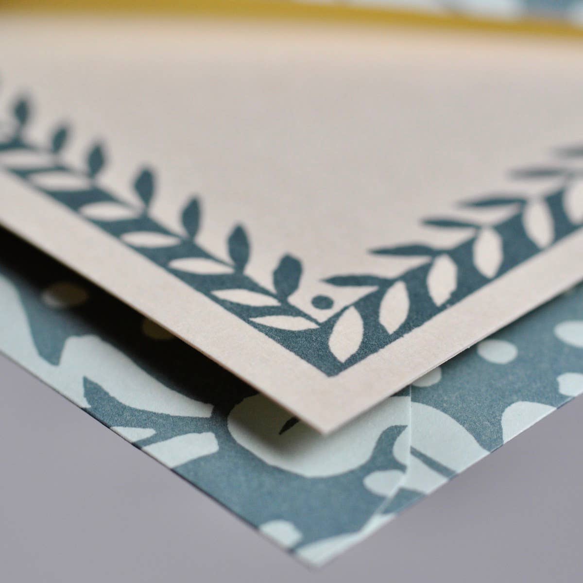 Notecards and Envelope set Quercus Duck Egg