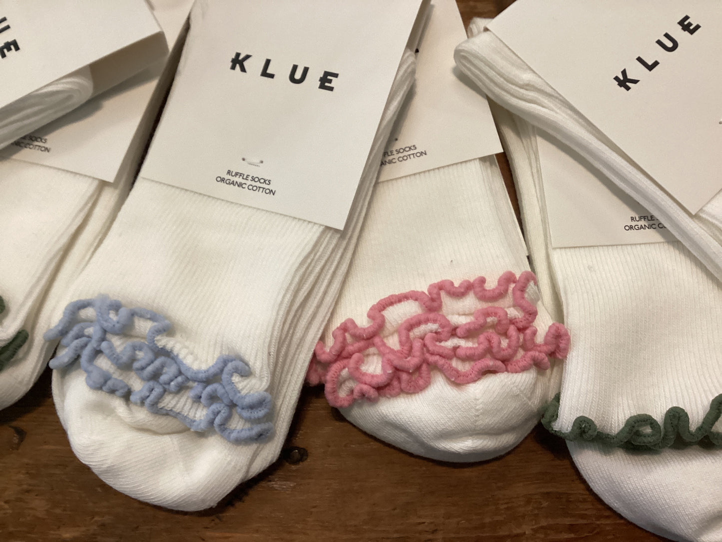 Klue Ruffle organic cotton socks