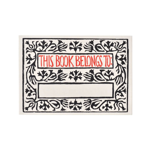Twelve Bookplates Arabesque Border