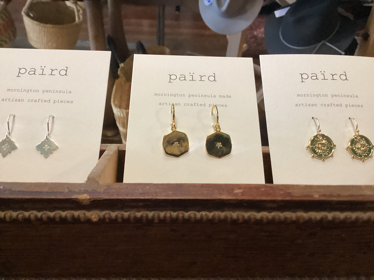 Paird Golden Wishes Earrings