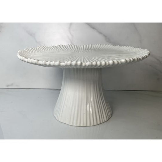 White Ceramic Cake Stand