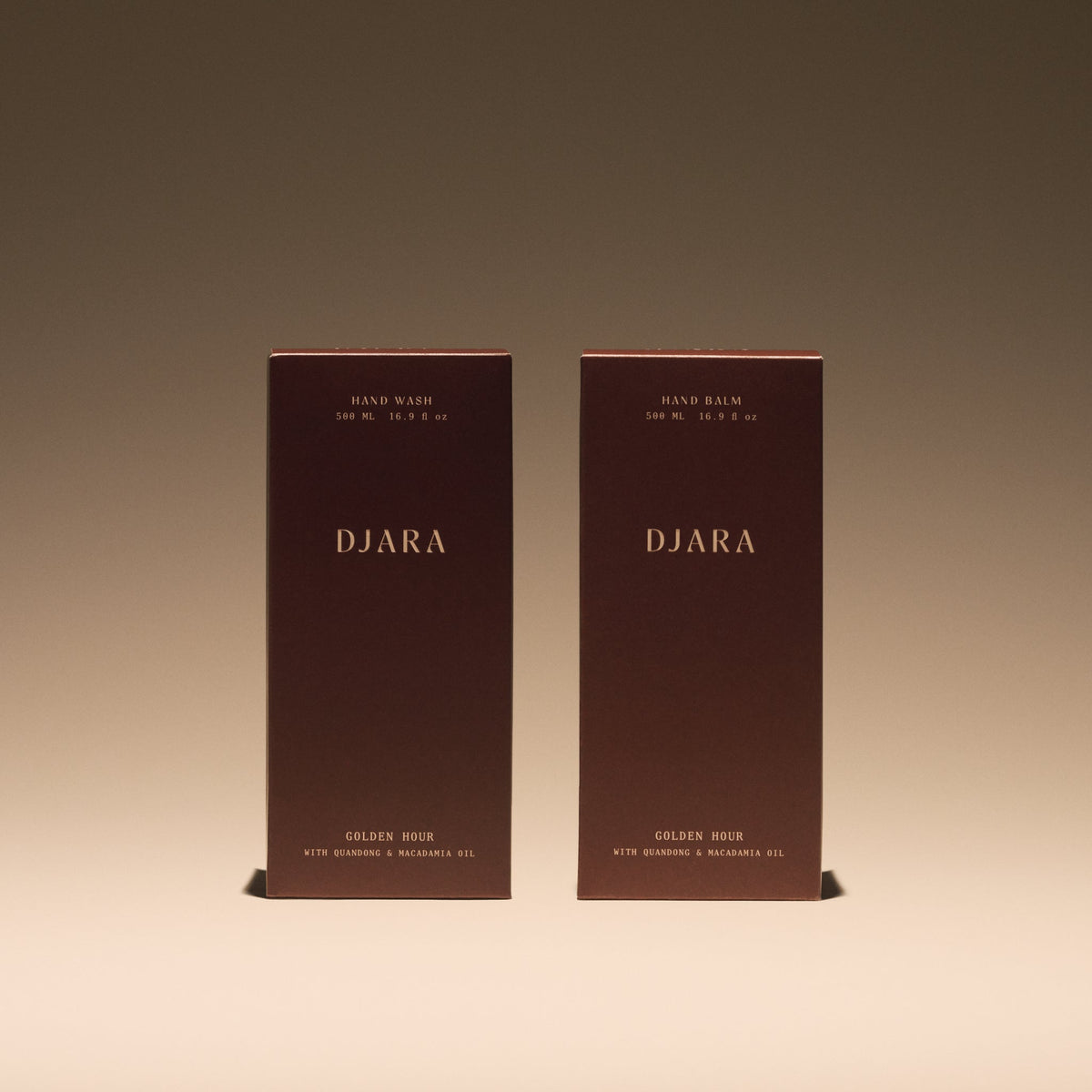 Djara Hand Wash & Hand Balm Duo | Golden Hour 500ml