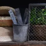 Pressed Tin Herb Stakes - set of 5