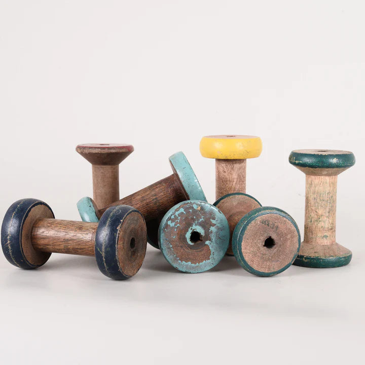 Wooden Painted Bobbins